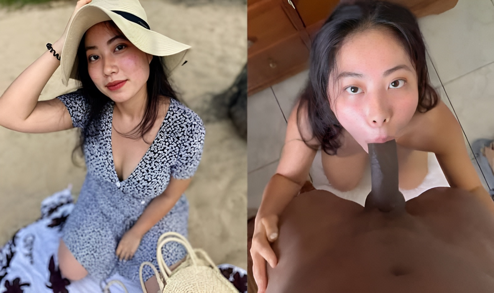 Nhi Nguyen ve onun siyah erkek arkadaşının kocaman yarakları var