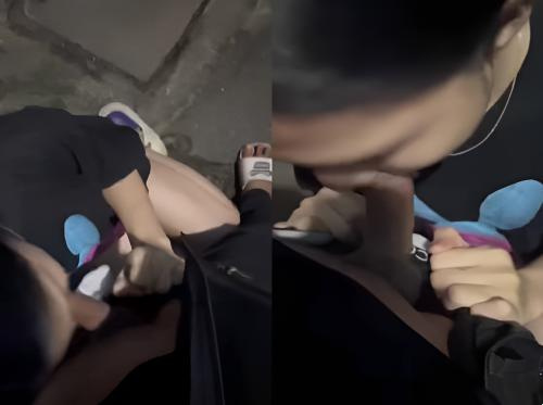 Invite me to go to the alley to suck your cock...